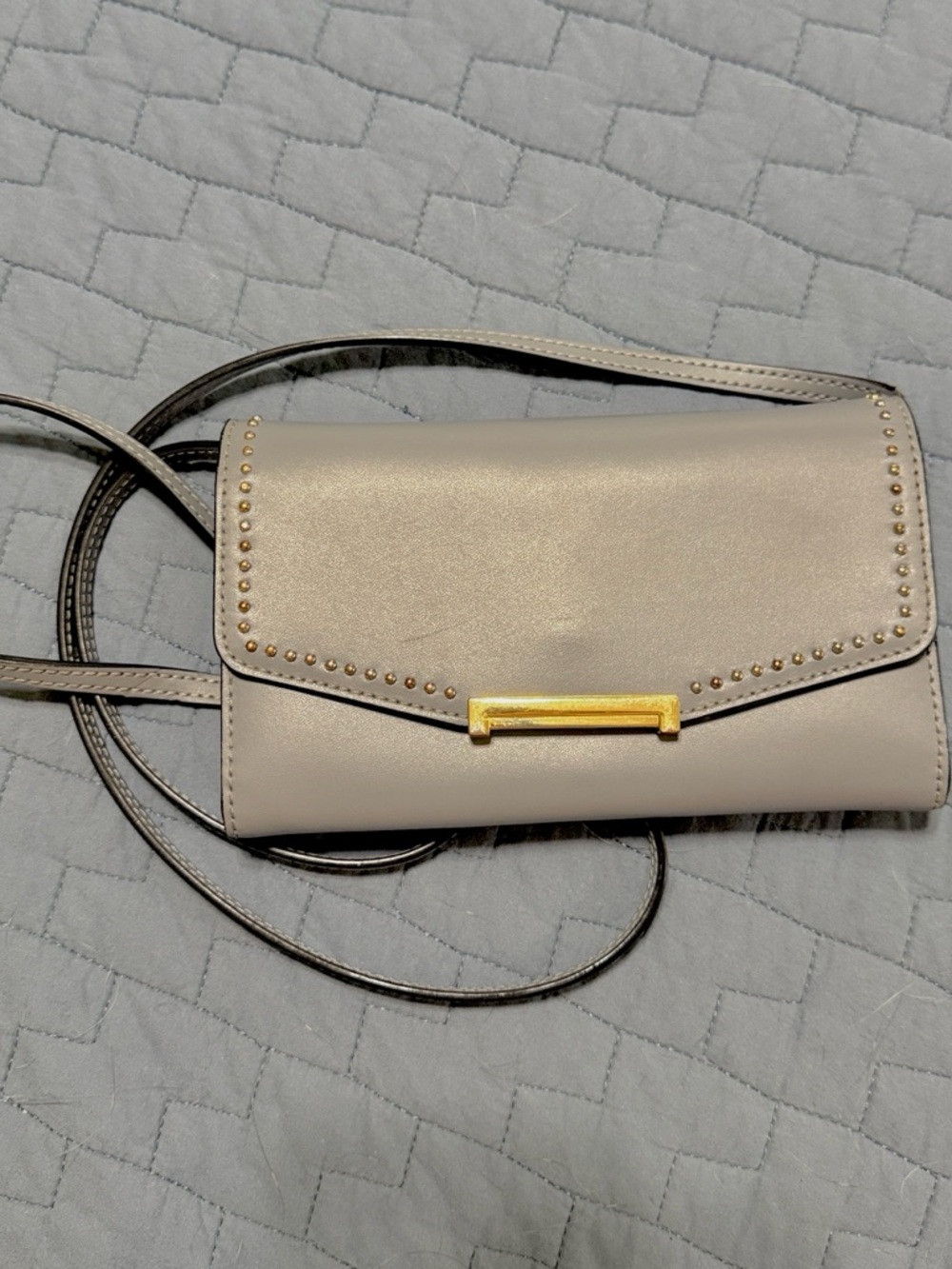 Ivanka Trump gray blue Madison Crossbody and/or Clutch Purse